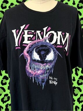 Marvel VENOM Black Graphic Tee 2X XXL